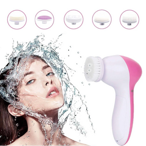 Limpiador Facial 5 en 1 Cepillo Masajeador Eléctrico