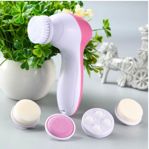 Limpiador Facial 5 en 1 Cepillo Masajeador Eléctrico