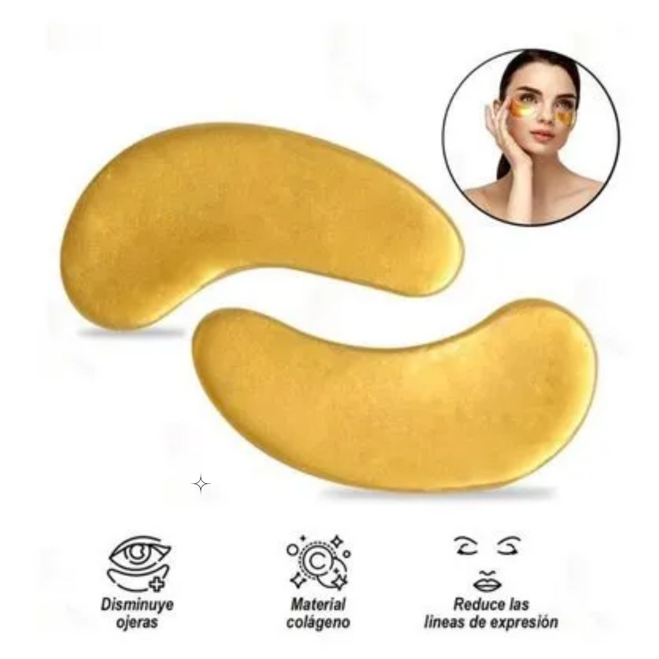 Parches Ojeras Oscuras- Colageno Ácido Hialurónico