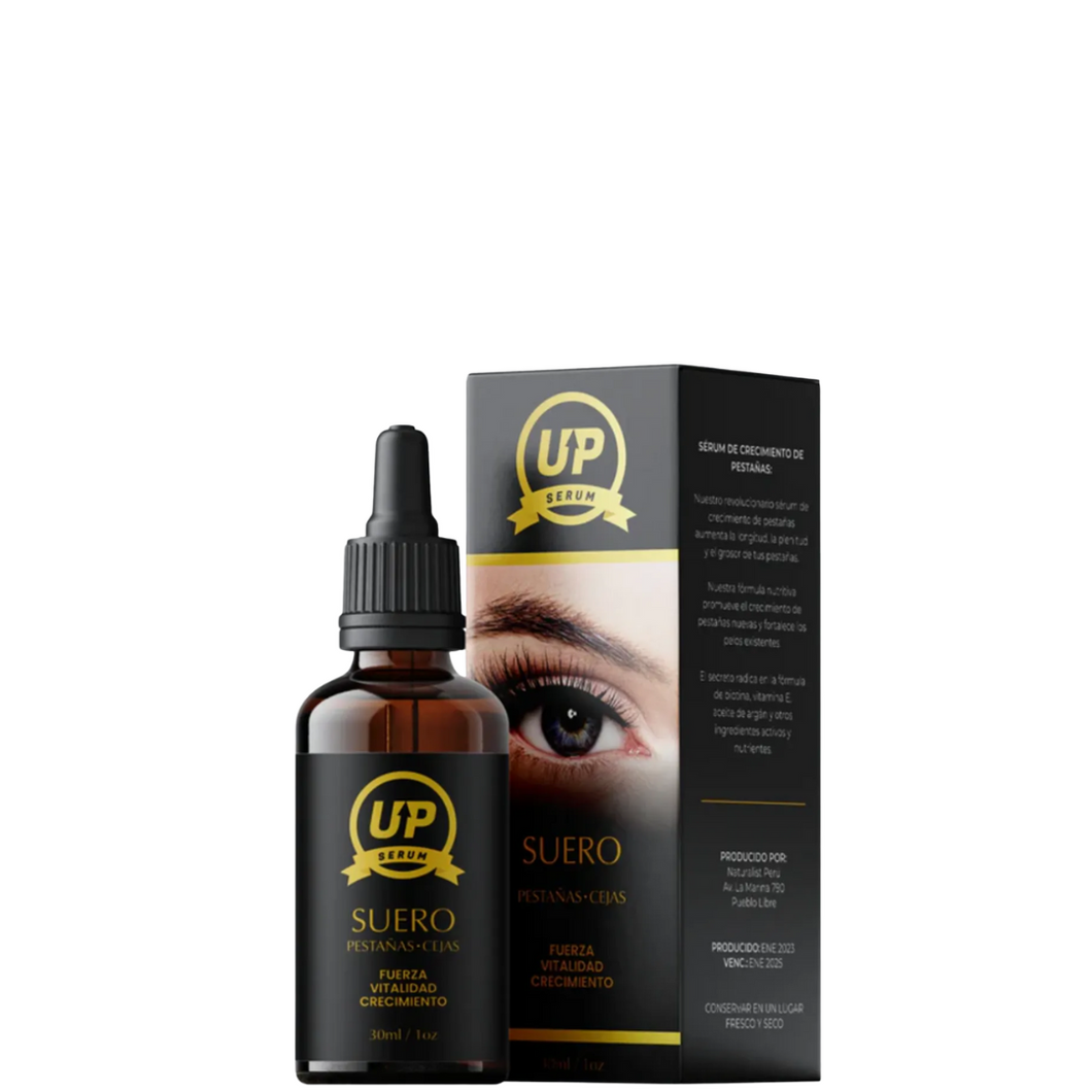 Serum UP crecimiento de pestañas y cejas